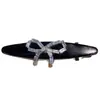 Pinza de Pato con Lazo de Circonita de Moda Estilo Coreano, Pinza Lateral de Moda, Pasador, Clip para Flequillo Estilo Nuevo