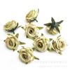 Flores Artificiales, Rosas Pequeñas con un Tacto Realista de Alta Gama, Materiales DIY para Decoraciones de Boda, Arreglo Escénico de Pared de Flores, Cabezas de Flores, Flores Falsas