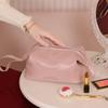 21 años nuevo seguro bolsa de maquillaje en nube estilo socialité coreana bolsa de maquillaje bolsa de maquillaje doble impermeable bolsa de cuero PU