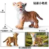 Simulación Mini Gato Perro Modelo de Animal Pequeño Juguete Corgi Perro Chai Pelo Dorado Marioneta Gato Gato sin Pelo Husky Mascota Linda