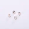 Tapones para los oídos de Plata de Ley S925 Accesorios de Joyería de Plata Tachuelas y Tapones para los oídos de Plata Tapones para los oídos simples invisibles Venta Directa de Fábrica al por Mayor