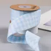 Fita com Estampa Pied-de-Poule de Cor Fresca de Verão Laço DIY Anel de Cabelo Joia Colar Sapatos Flor Chapéu de Palha Decoração