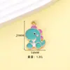 Colgante de Animal Pequeño con Goteo de Aceite de Dibujos Animados Accesorios Creativos de Joyería DIY Patrón Lindo Estilo Coreano Patito Ardilla Accesorios para Pulseras
