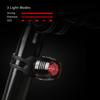 Conjunto de farol e lanterna traseira de bicicleta farol de mountain bike lanterna traseira de bicicleta farol de bicicleta luz de advertência para mountain bike