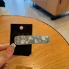 Novo Grampo de Cabelo Korean Dongdaemun Light Luxury Cheio de Diamantes BB, Acessório de Cabelo Exquisito e Doce para Franja de Menina