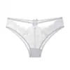 Recomendado para Uso Personal* Bragas Transparentes de Encaje Tentación Sexy Estilo Francés para Mujer, Huecas Cómodas de Triángulo, Sexy T-Back B02