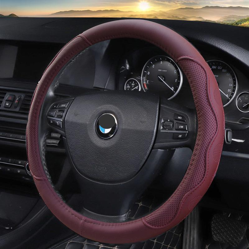 纤维皮压花  酒红0