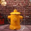 Lixeira Retrô Americana Criativa Estilo Industrial Arte em Ferro Antigo Lixeira Operada por Pedal Hidrante de Incêndio Enfeites Decorativos