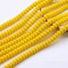 Ábaco de vidrio multicolor tipo jade, cuenta espaciadora de vidrio, cuenta plana de vidrio, porcelana, jade, accesorios para joyería DIY, espaciador 8*5mm