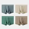 Ropa Interior de Algodón Puro para Hombre, Calzoncillos tipo Boxer Antibacterianos de Cordyceps de Rayón en la Entrepierna, Calzoncillos tipo Boxer de Algodón Transpirables y Amigables con la Piel Fabricante Venta al por Mayor
