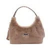 Disponible para dropshipping: Colección nueva otoño/invierno 2026, bolso de felpa de gran capacidad, bolso cruzado de moda estilo coreano, diseño moderno