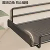 Estante de caja decodificadora montado en la pared, soporte para router, caja de almacenamiento Wi-Fi montada en la pared sin perforaciones, estante de almacenamiento de hierro forjado