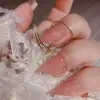 26 anillos de diamantes pequeños, ultra finos, súper brillantes y de moda para mujer, anillos lisos versátiles de diamantes coloridos personalizados, anillos para el dedo índice que no se decoloran