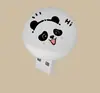Lámpara Panda Inteligente con Voz y Carga USB Luz Nocturna Controlada por Voz para Dormitorio Baño Lámpara Nocturna Mini Luz Suave de Colores