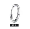 Pendientes para Hombre Pendientes Pendientes de Acero de Titanio Acero Inoxidable 2.5 Redondo Diámetro Grande Simple Pendientes de Acero de Titanio Joyería para Mujer