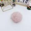 Venta al por Mayor Transfronteriza Bola de Piel Sintética de Zorro de 12 cm DIY Hecha a Mano Bola de Felpa Colgante para Bolso Decoración para Sombrero y Ropa de Algodón