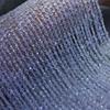 2x4MM azul natural de la luna azul de Sri Lanka redondo pastel corte duro superficie de sandía cuentas sueltas redondas planas cuentas semiacabadas