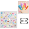 Pegatinas Creativas de Dibujos Animados Transfronterizos Lindas 5D Estéreo Gelatina Pegamento Suave Pegatinas de Relieve Pegatinas para Cuaderno de Graffiti DIY Autoadhesivas