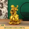Adorno de mono de latón, mono auspicioso, mono del zodiaco, decoración para el hogar y la oficina, mono con forma de melocotón, regalo de inauguración de tienda
