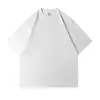 Camiseta de Manga Curta Pesada 100% Algodão, Corte Amplo Oversize, Disponível em Várias Cores, Fornecimento para Exportação, Pode Ser Estampada