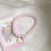 Pulsera linda de gatito rosa y tierna ins corazón de niña libro rojo pequeño con deseo puro pulsera kt joyería para novias hermana