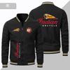 Esportes europeus e americanos plus size tamanho europeu jaqueta casaco moderno moda logo de carro top personalizado rua exterior zíper vestuário masculino