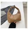 Bolso de Mano Tejido Estilo Coreano de Gran Capacidad Elegante 2025 Moda Casual para Viajar Simple Bolso de Hombro Bajo el Brazo para Mujer