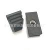 Tapón de tubo de tuerca rectangular de fábrica 25*50-m8 con tapón de tubo dentado, tapón de manguito de rueda, tapón de tuerca