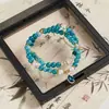 Tu Shan Jing Ye 17 Pulsera Vintage de Múltiples Capas con Cuentas Exquisito Temperamento Suave Nicho Pulsera de Alta Calidad Novia