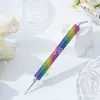 Pluma de Pedrería para Uñas Transfronteriza, Doble Punta, Autoadhesiva, para Recoger y Quitar Pedrería, Herramienta Especializada para Uñas