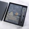 Caderno de Negócios Guofeng A5 Traje de Presente de Alta Qualidade Traje de Caneta de Assinatura de Metal em estoque Presente de Acompanhamento para Publicidade