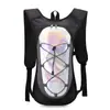 Mochila Esportiva Nova para Ciclismo ao Ar Livre Transfronteiriça Costurada Laser Refletiva Mochila de Maratona Leve Montanhismo Bolsa de Água