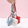 Estilo K de Creativo Popular Popular Llavero Personalizado Bolso Cuerda de Mano de Cuero PU Monedero Mini Almacenamiento Bolsa Pequeña
