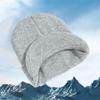 Gorro de Punto Estilo Europeo y Americano Transfronterizo con Visera, Gorra de Béisbol Negra, Gorro de Punto de Ala Ancha para Otoño e Invierno, Estilo Versátil