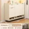 Gabinete de Almacenamiento para Dormitorio Moderno Simple Francés Crema Gabinete de Exhibición para Sala de Estar Gabinete Doméstico Gabinete de Cinco Cajones Producto Nuevo