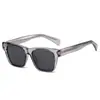 Óculos de Sol Minimalistas Transfronteiriços para Homens e Mulheres, Armação Quadrada, Óculos de Sol Polarizados de Alta Qualidade, Lentes Cp Core Tendência Anti-UV Hastes, Tendência