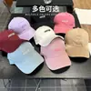 Nueva Gorra de Béisbol de Algodón Puro para Mujer, Gorra de Béisbol con Letras Retro Americanas, Delgada, Transpirable, Adelgazante para el Rostro, Verano, Ala Ancha, para Hombres