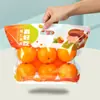 Bolsa de Empaque de Fruta Auto Sellante Realmente Deliciosa Dibujo Animado Lindo 1.0kg Bolsa Desechable para Conservar Frescura Bolsa de Empaque Fresco Naranja
