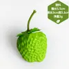 Modelo de fresa simulada, Rodajas de fresa verdes y blancas, Fruta falsa de plástico PVC, Accesorios de fotografía, Materiales didácticos cognitivos para niños, Artículos decorativos