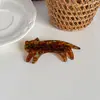 Pinza para el Cabello de Gato Estilo Coreano Accesorio para el Cabello Pinza para el Cabello de Acetato Lámina Acrílica Pinza de Resorte Adorno para el Cabello de Medio Recogido de Aleación