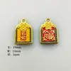 Novos Acessórios de Charme da Sorte em Liga de Metal Estilo Chinês DIY Bênção do Oficial Celestial Personagem Atrai-Riqueza Pulseira Pingente Atacado