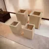 Protectores para Patas de Mesa, Patas de Cama Sólidas de Madera que Aumentan la Altura, Extensores para Patas de Mesa y Sillas, Elevadores de Altura para Patas de Sofá, Almohadillas para Aumentar la Altura de Muebles, Almohadillas para Pies de Cama