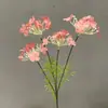 Arranjo de Cena com Flores Artificiais Produto Acabado com 4 Cabeças de Gerânio, Envio Transfronteiriço Disponível, Flores Artificiais de Seda para Casamentos, Gerânio