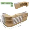Supermercado Tienda de Conveniencia Exclusivo Mesa de Caja Registradora Gabinete para Cigarrillos Estante Combinación Tienda para Madres y Bebés Farmacia Esquina Pequeña Barra