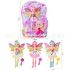 Muñeca Barbie Hada de las Flores para Niños Disfraz de Princesa Sirena Juguete para Niña Figura de Niña Ángel