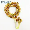 Pulseiras Árabes com 33 Contas Amarradas à Mão do Oriente Médio, Arábia Saudita e Turquia, Contas de Oração, Venda por Atacado de Fábrica