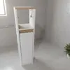 Armário de Banheiro Nórdico de Porta Única com Prateleiras Abertas Mais Vendido Transfronteiriço, Fornecimento Direto do Fabricante, Adequado para Apartamentos Pequenos, Armário de Banheiro, Sala de Estar e Armazenamento de Corredor