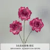 Flor artificial serie Rosa Roja, flor falsa para boda, flor de seda, flor hecha a mano, fondo para salón de bodas, pared de flores, arreglo floral, decoración, hortensia