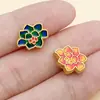 Contas Espaçadoras de Liga Estilo Chinês Sorte e Fortuna com Caractere "Fu", Lótus, Nó Chinês, Lingote de Ouro, Repolho Acessórios para Joias DIY Atacado