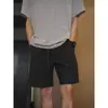 Fabricante Direto Shorts de Gaze Bolha Masculino Verão Finos Estilo Americano Secagem Rápida Shorts Esportivos Acima do Joelho Comprimento de Cinco Pontos